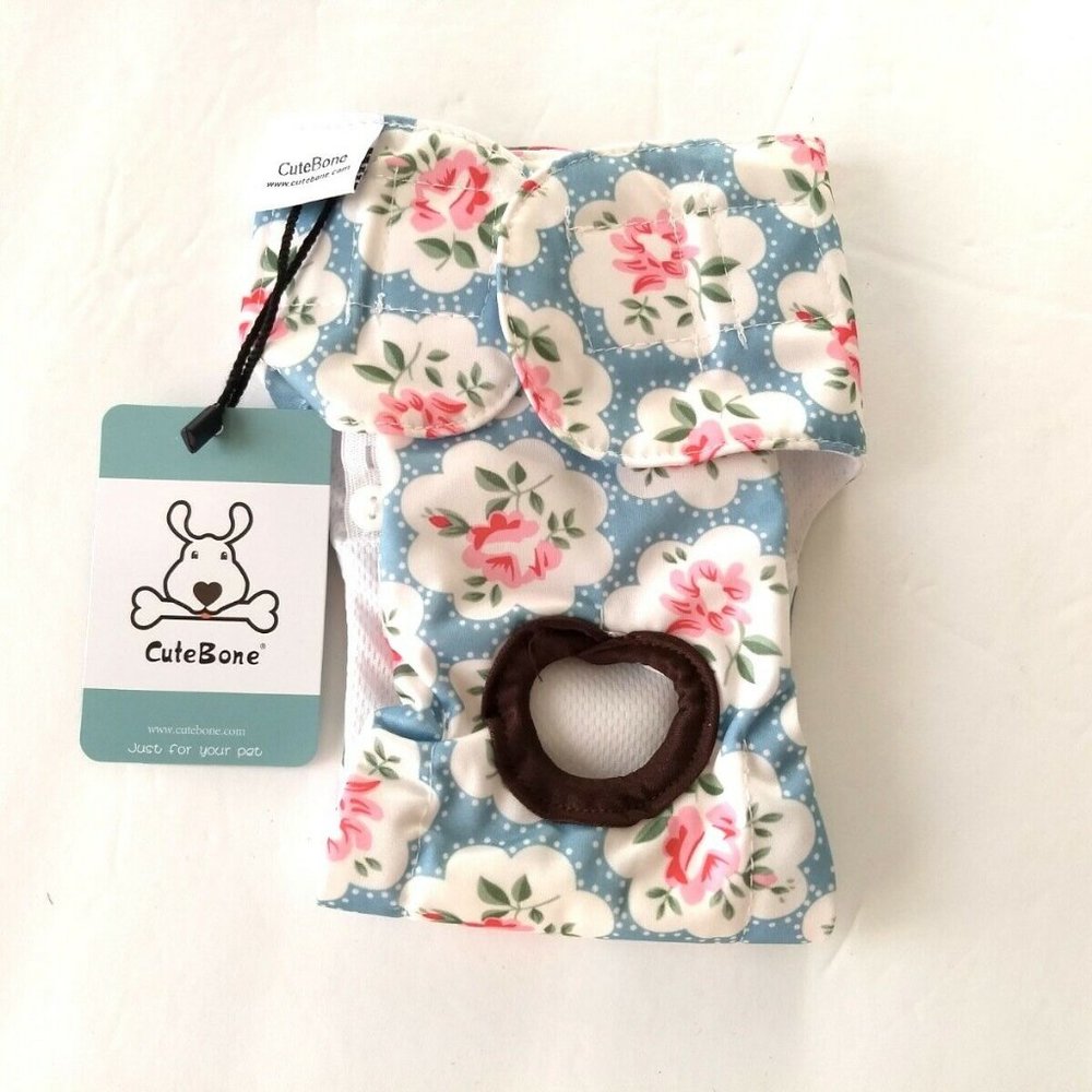 Cute Bone Small Dog Diaper Washable Reusable